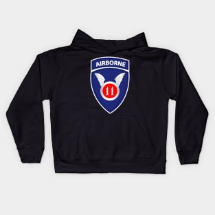 11th Airborne Division wo txt Kids Hoodie